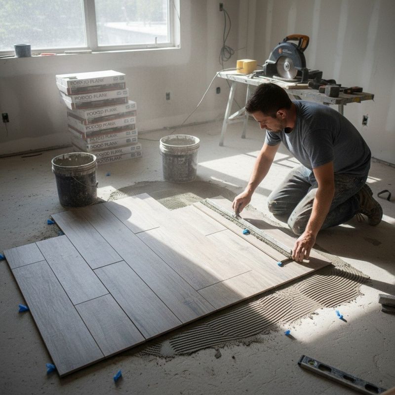 Ceramic Tile Installation detail